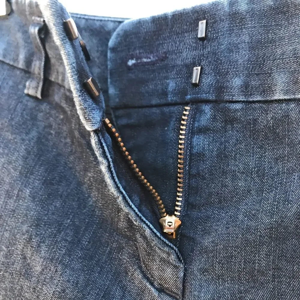 EXPRESS Denim Cuffed Shorts‎